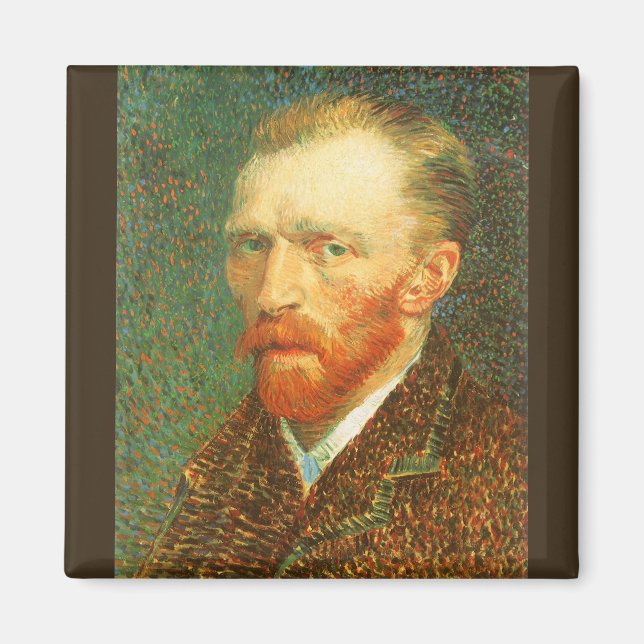 Imã Vincent van Gogh - autorretrato de Van Gogh (Frente)