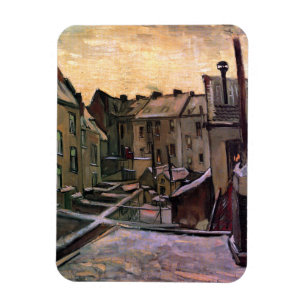 Ímã Vincent Van Gogh - Backyards Of Old Houses