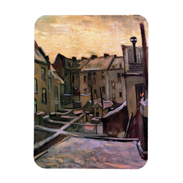 Ímã Vincent Van Gogh - Backyards Of Old Houses (Vertical)