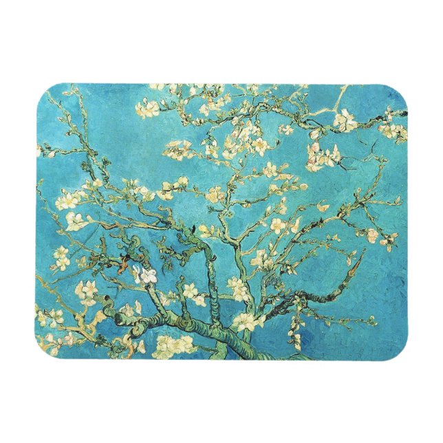Ímã Vincent van Gogh Blossomong Almond Tree (Horizontal)