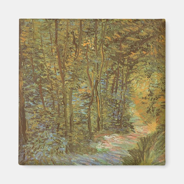 Imã Vincent van Gogh - Caminho no Bosque (Frente)