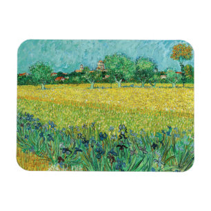 Ímã Vincent van Gogh - Campo com irlandeses perto de A