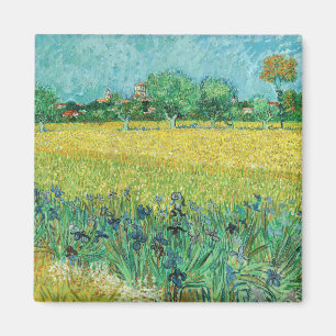 Imã Vincent van Gogh - Campo com irlandeses perto de A