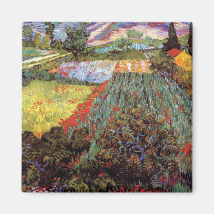 Imã Vincent Van Gogh - Campo com Papoulas Arte Fino