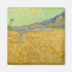 Imã Vincent van Gogh - Campo de Trigo com Ceifador