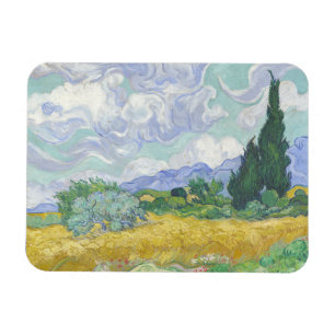 Ímã Vincent Van Gogh, Campo de Trigo com Cipras