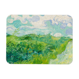 Ímã Vincent van Gogh - Campo de Trigo Verde, Auvers