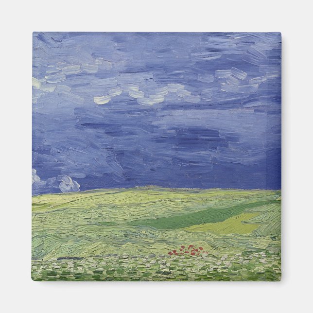 Imã Vincent van Gogh | Campos de rodas em Thundercloud (Frente)