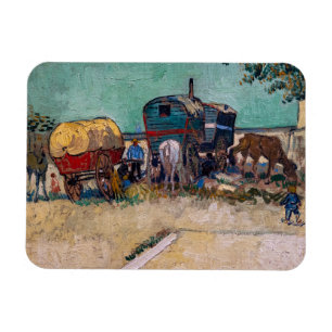 Ímã Vincent van Gogh - Caravanas, Acampamento Cigano p