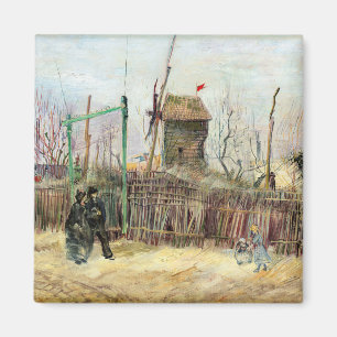 Imã Vincent van Gogh - Cena de Rua em Montmartre