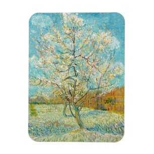 Ímã Vincent van Gogh - Cerejeira Rosa em Flor