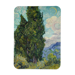 Ímã Vincent van Gogh - Ciprestes
