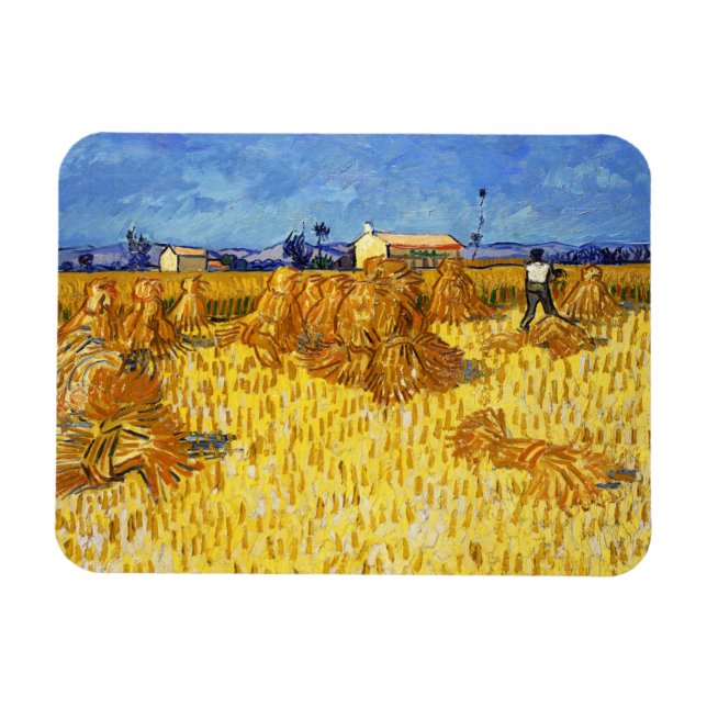 Ímã Vincent van Gogh - Colheita na Provença (Horizontal)