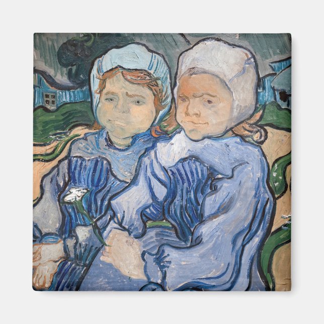 Imã Vincent van Gogh - Duas Meninas (Frente)