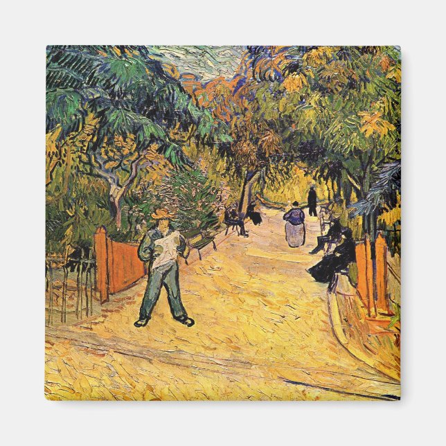 Imã Vincent van Gogh - Entrada no Parque Público, Arle (Frente)