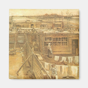 Imã Vincent van Gogh - Estaleiro e Lavanderia