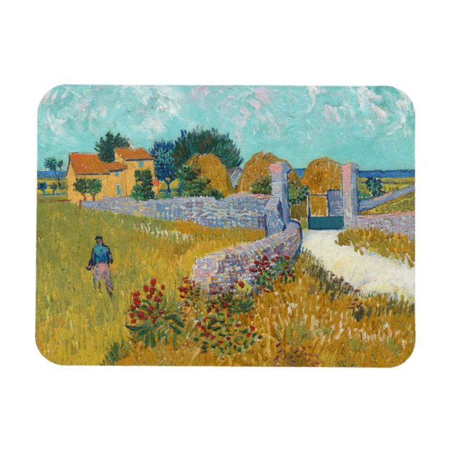 Ímã Vincent Van Gogh, Farmhouse in Provence (Horizontal)