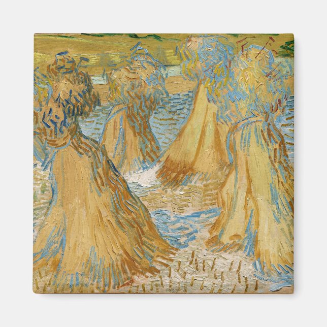 Imã Vincent van Gogh - Feixes de Trigo (Frente)