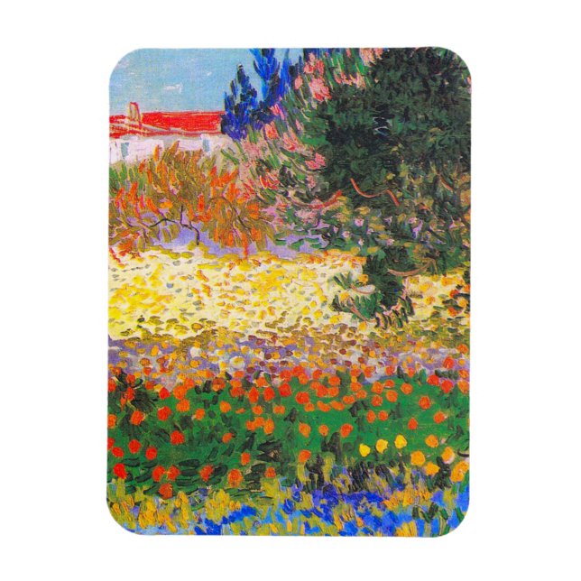 Ímã Vincent Van Gogh Flor Garden (Vertical)