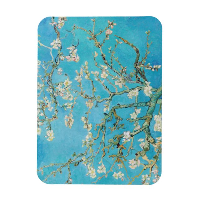 Ímã Vincent van Gogh Flores de Amendoeira, (Vertical)