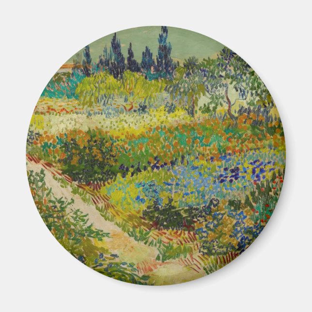 Imã Vincent Van Gogh Garden em Arles (Frente)