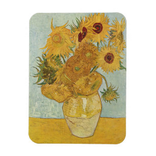 Ímã Vincent Van Gogh - Girassóis, 3ª versão