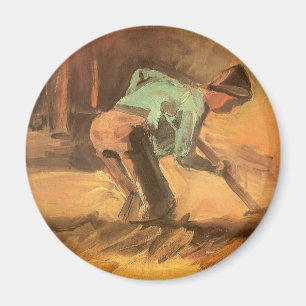 Imã Vincent van Gogh - Homem Curvado c/ Cajado ou Pá