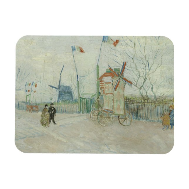 Ímã Vincent van Gogh - Impasse des Deux Freres (Horizontal)