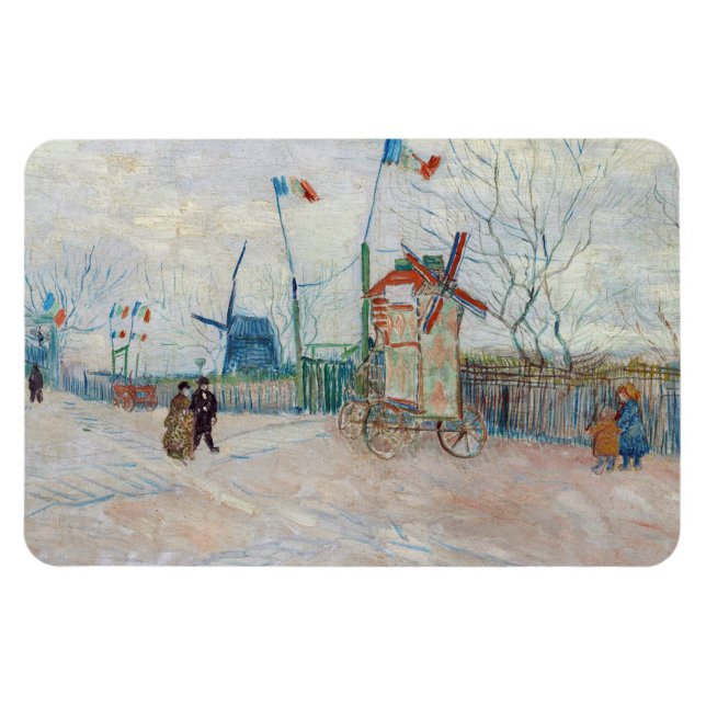 Ímã Vincent van Gogh - Impasse des Deux Freres (Horizontal)