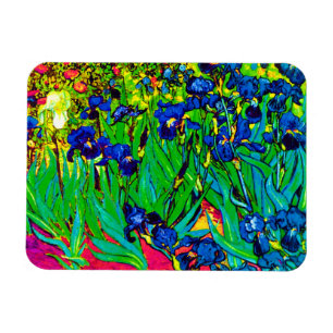 Ímã Vincent Van Gogh - Íris - Amante de Flores Pop Art