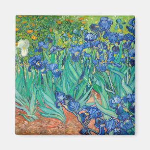 Imã Vincent Van Gogh Irises Floral Vintage Fine Art