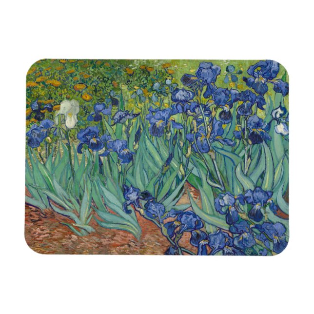 Ímã Vincent Van Gogh, irlandeses, Les Iris (Horizontal)