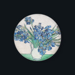 Imã Vincent Van Gogh irrises. Impressionismo floral<br><div class="desc">O imã "Irises" de Vincent Van Gogh. Impressionismo arte floral.</div>