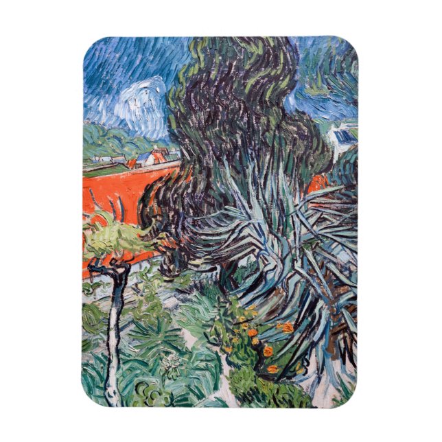 Ímã Vincent van Gogh - Jardim do Doutor Gachet (Vertical)