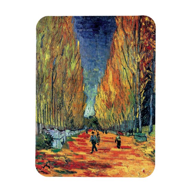 Ímã Vincent Van Gogh - Les Alyscamps (Vertical)