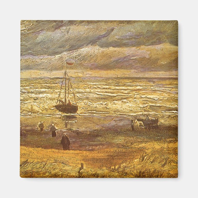 Imã Vincent van Gogh - Mar de Scheveningen (Frente)