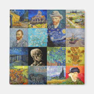 Imã Vincent van Gogh - Masterworks Mosaic Patchwork