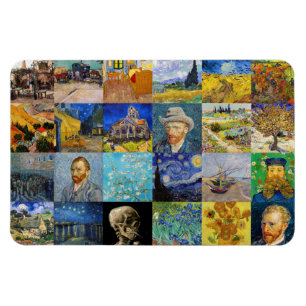 Ímã Vincent van Gogh - Masterworks Mosaic Patchwork