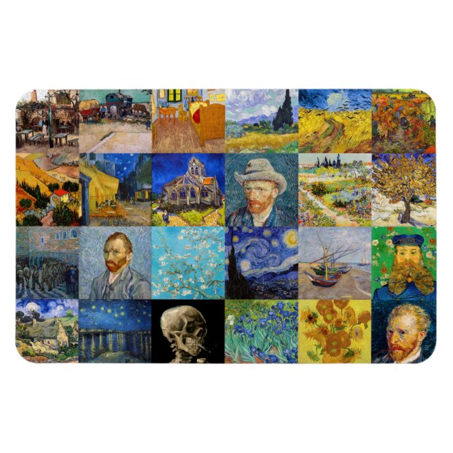 Ímã Vincent van Gogh - Masterworks Mosaic Patchwork (Horizontal)