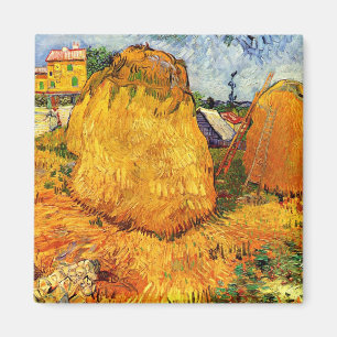Imã Vincent Van Gogh - Medas de Feno na Provença Arte 