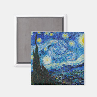 Imã Vincent Van Gogh Na Noite Estrelada