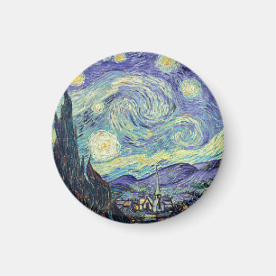 Imã Vincent Van Gogh Na Noite Estrelada
