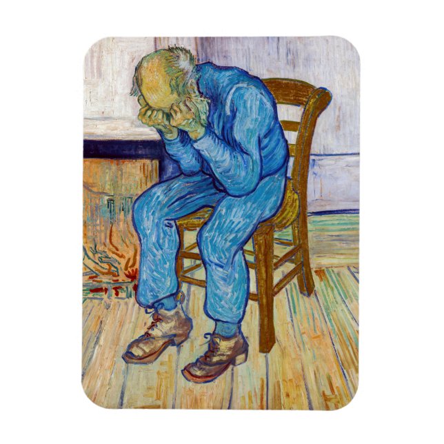 Ímã Vincent van Gogh - Na Porta da Eternidade (Vertical)