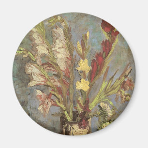 Imã Vincent van Gogh - Nature Morta Vaso com Gladíolos