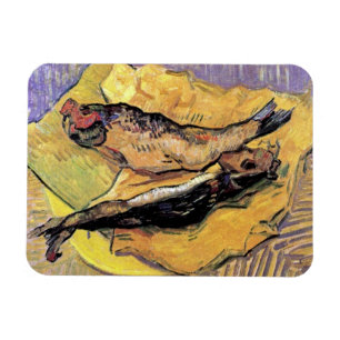 Ímã Vincent Van Gogh - Natureza Morta Bloaters Arte Fi