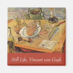 Imã Vincent van Gogh - Natureza-Morta com Quadro de De