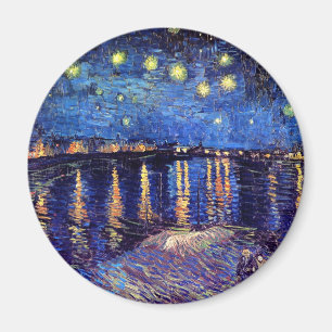 Imã Vincent Van Gogh - Noite Estrelada sobre o Ródano