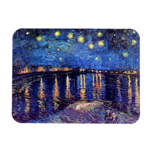 Ímã Vincent Van Gogh - Noite Estrelada sobre o Ródano