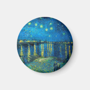 Imã Vincent Van Gogh Noite Estrelada Sobre O Ródano