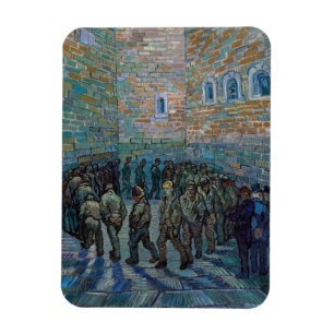 Ímã Vincent van Gogh - O Pátio da Prisão